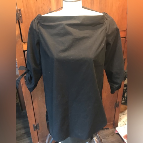 Cute Black Off Shoulder Babaton Top - Size Large - Picture 1 of 7